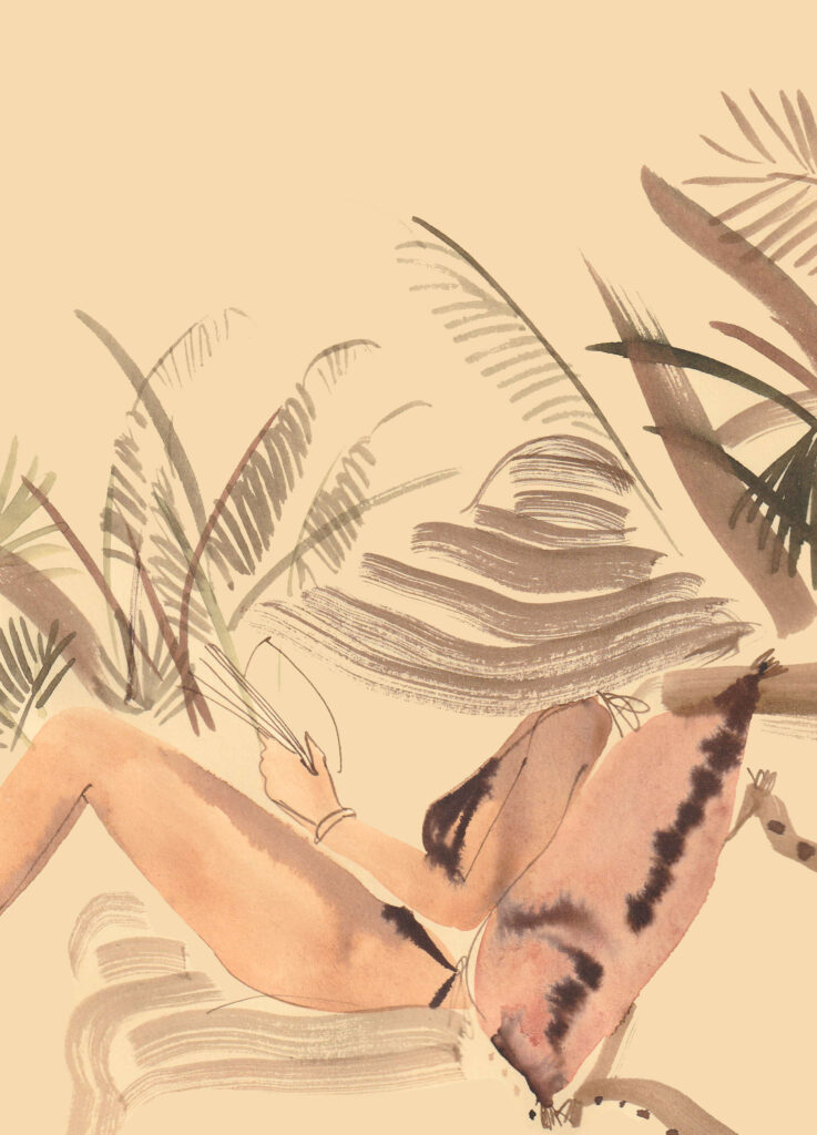 architectural illustration resort luxury brand illustration